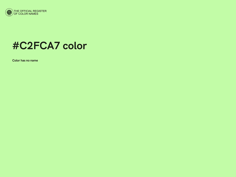#C2FCA7 color image