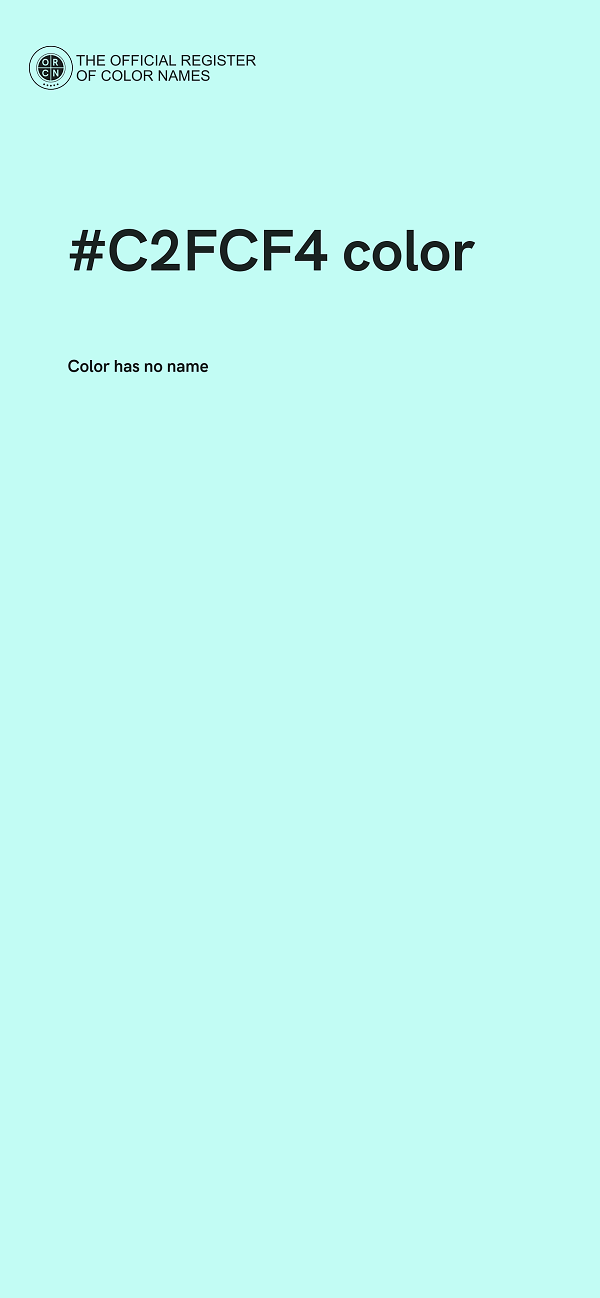 #C2FCF4 color image