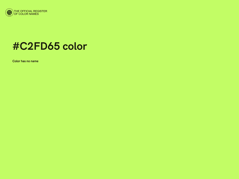#C2FD65 color image