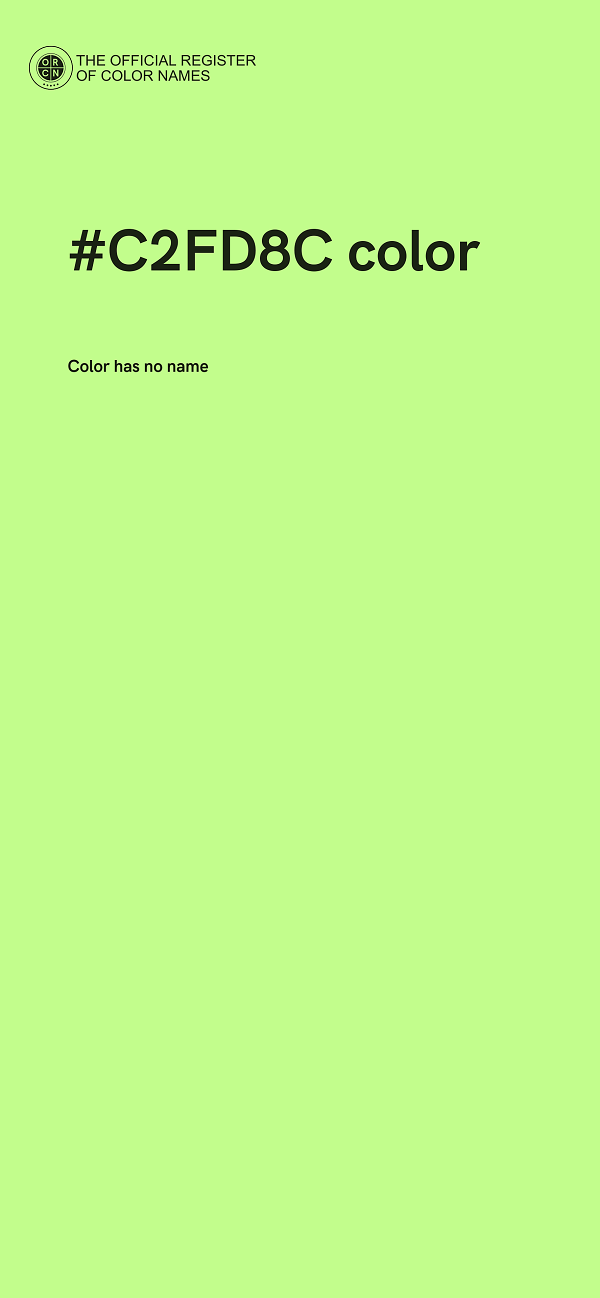 #C2FD8C color image