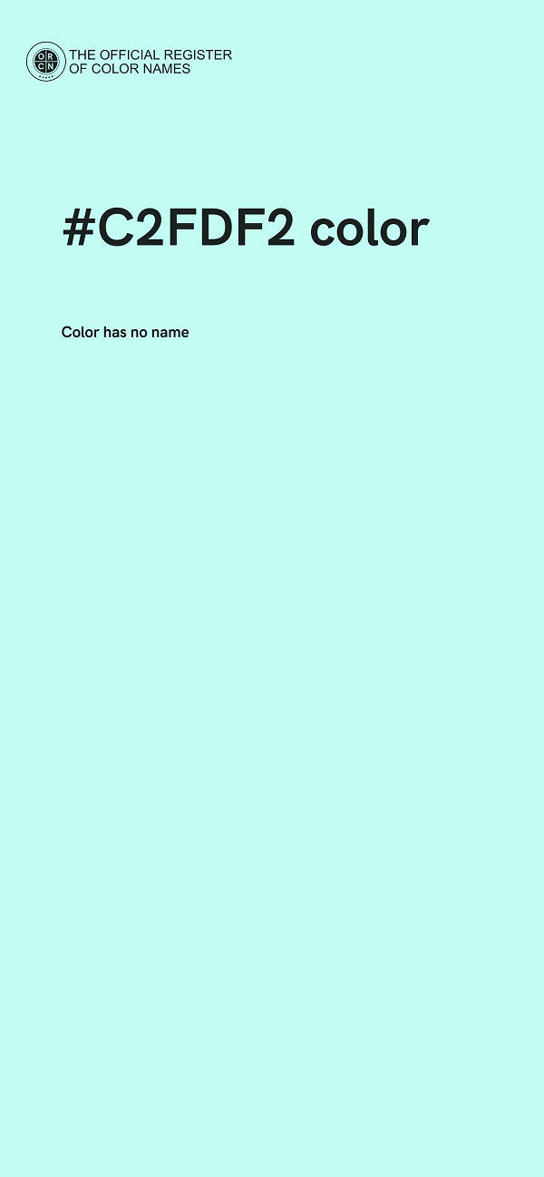 #C2FDF2 color image