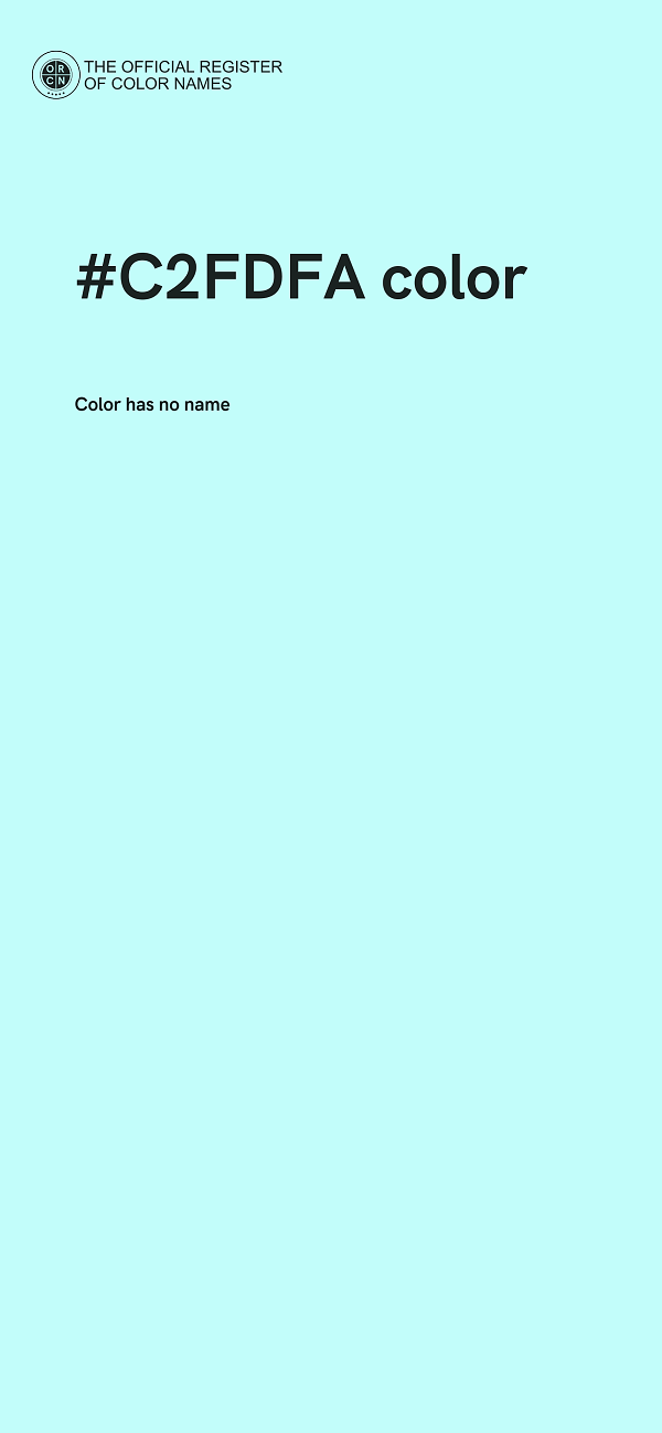 #C2FDFA color image