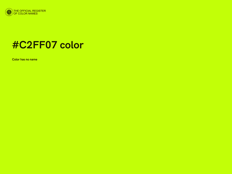 #C2FF07 color image