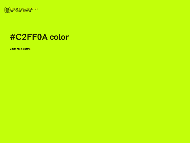 #C2FF0A color image
