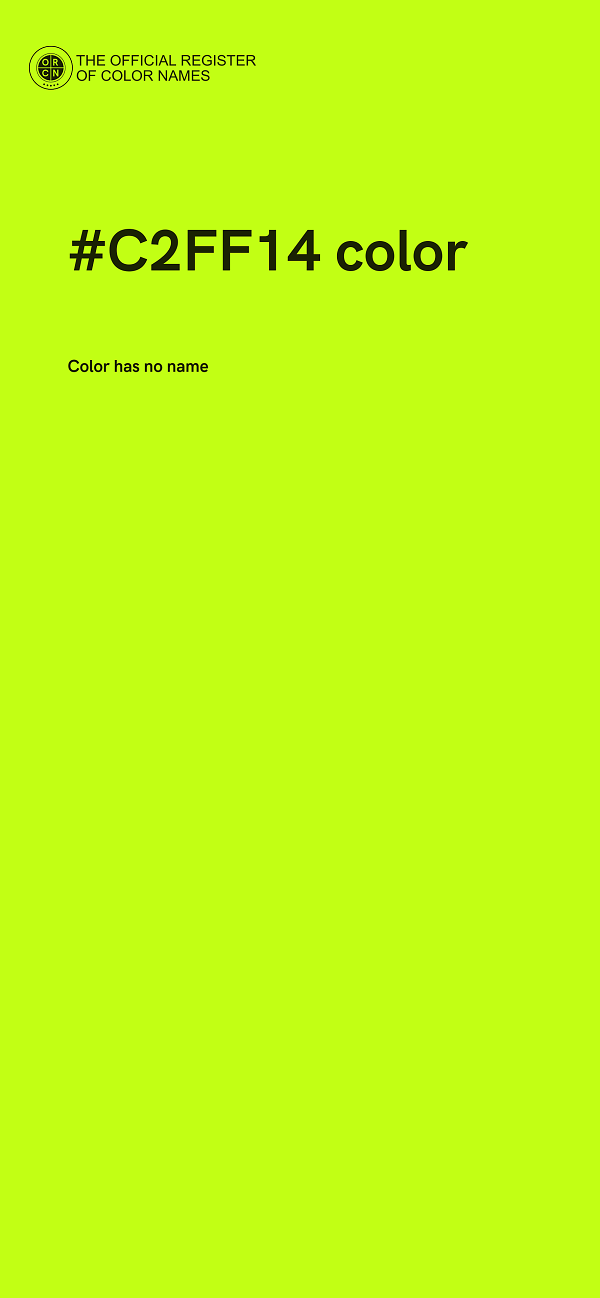 #C2FF14 color image