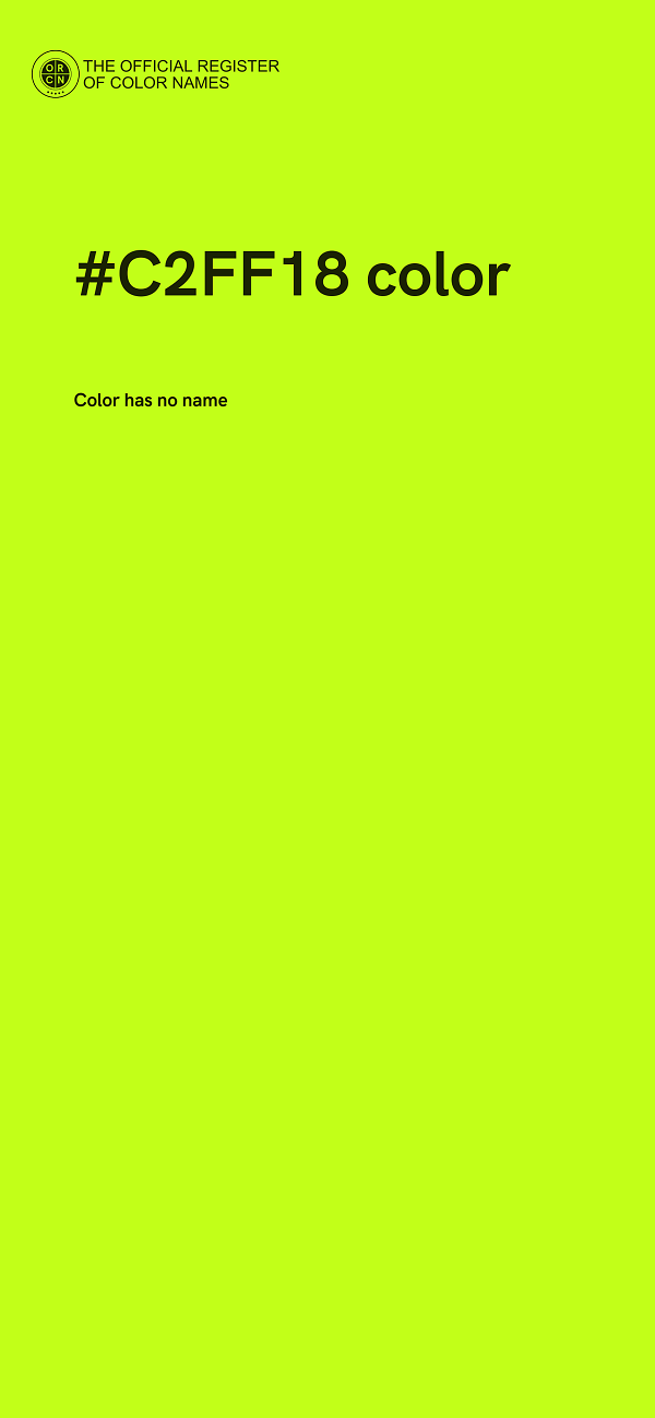 #C2FF18 color image