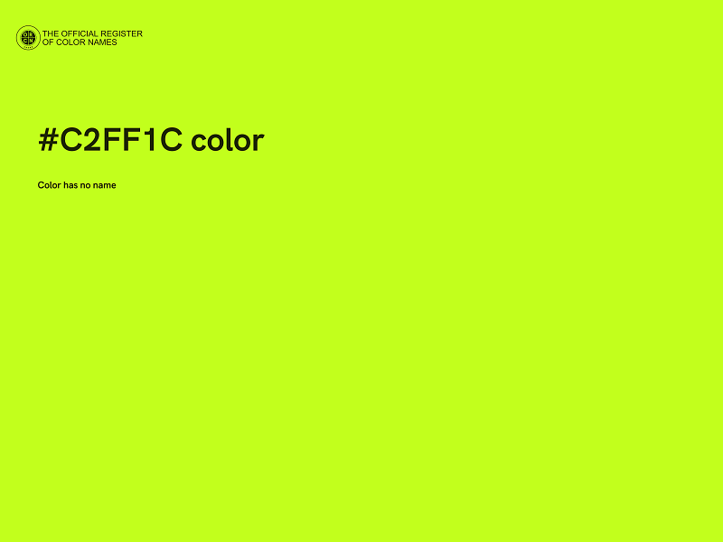 #C2FF1C color image