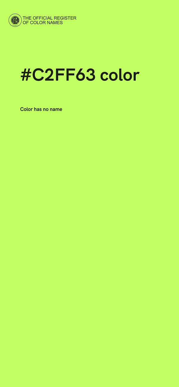 #C2FF63 color image