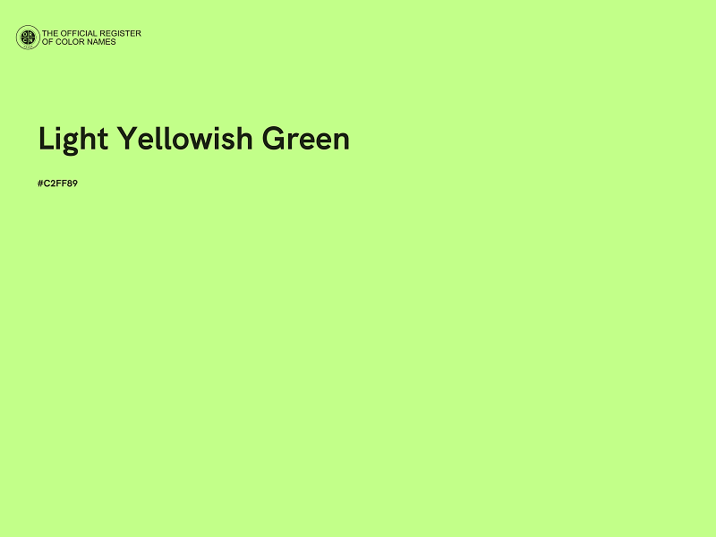 #C2FF89 - Light Yellowish Green color image