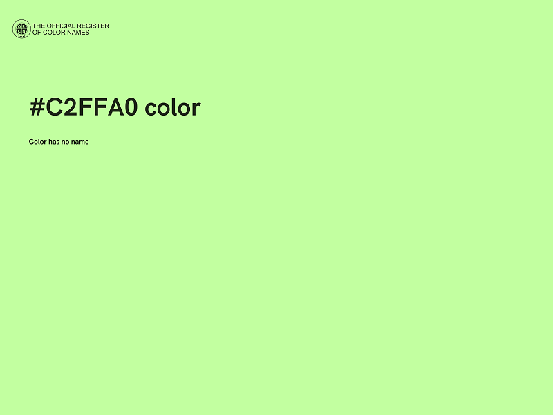 #C2FFA0 color image