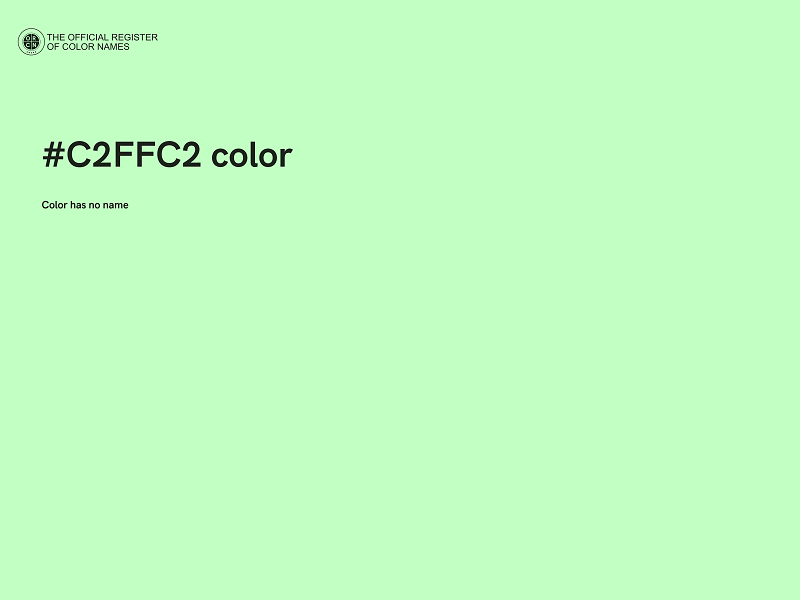#C2FFC2 color image