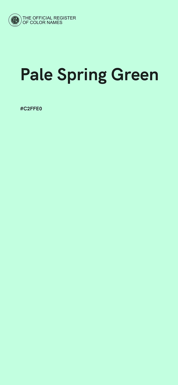 #C2FFE0 - Pale Spring Green color image