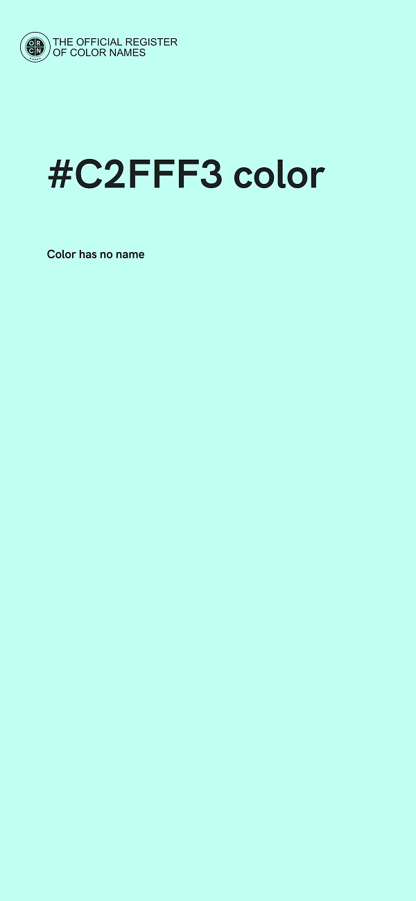 #C2FFF3 color image