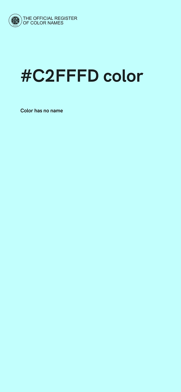 #C2FFFD color image