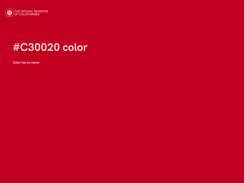 #C30020 color image