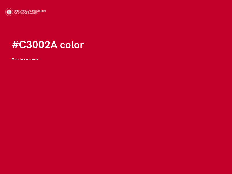 #C3002A color image