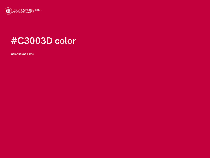 #C3003D color image