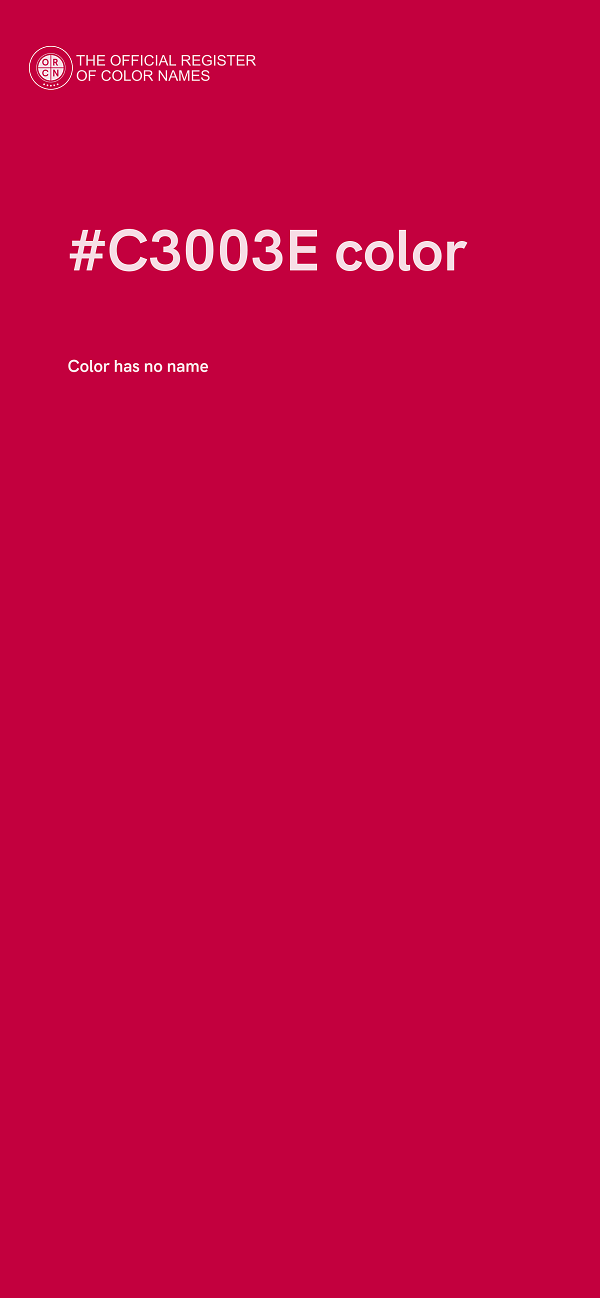 #C3003E color image