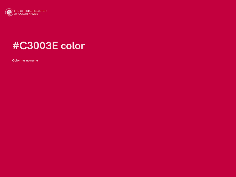 #C3003E color image