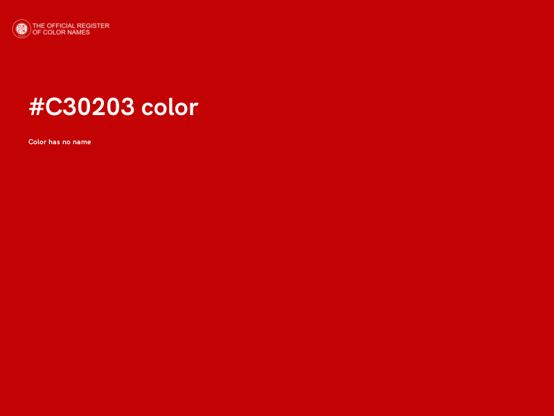 #C30203 color image