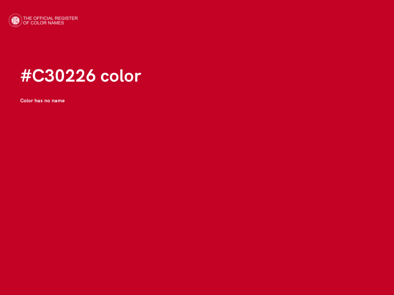 #C30226 color image