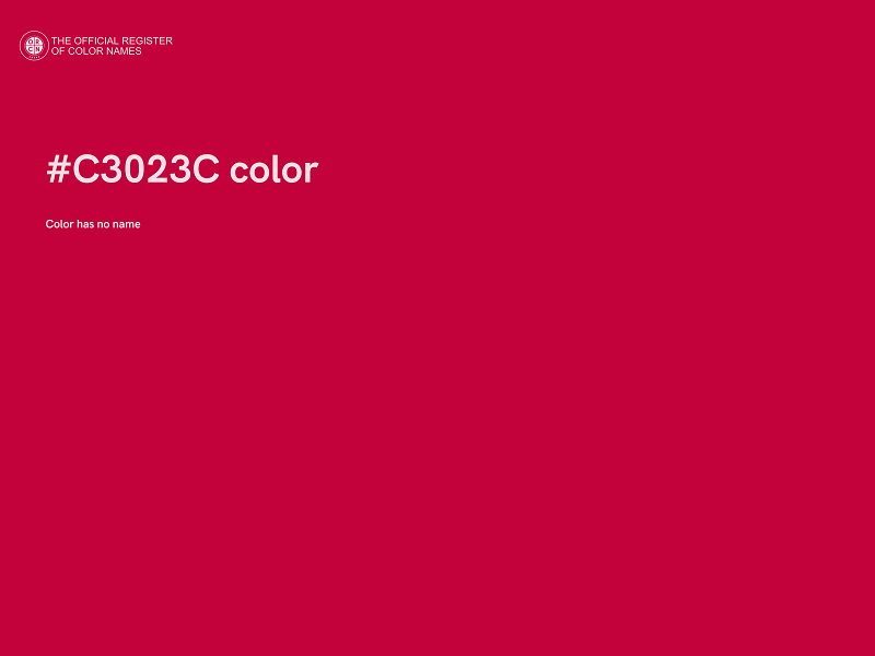 #C3023C color image