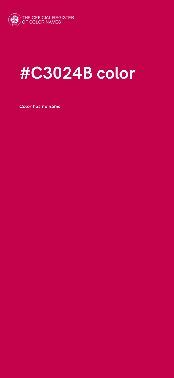 #C3024B color image