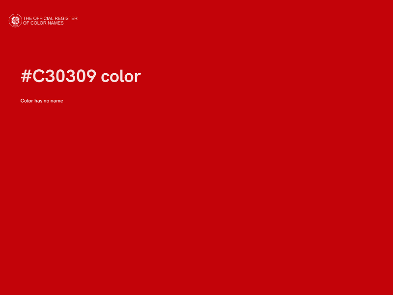 #C30309 color image