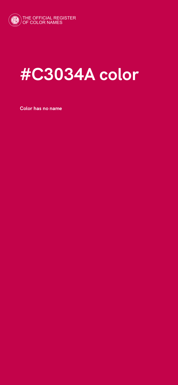 #C3034A color image