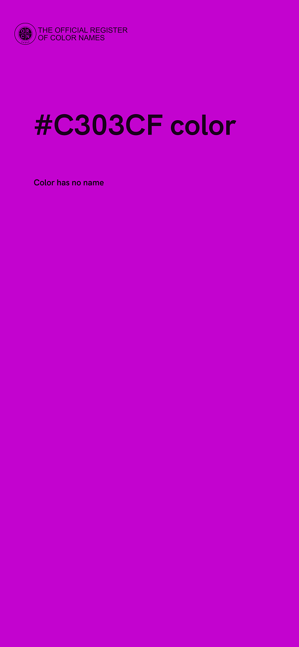 #C303CF color image