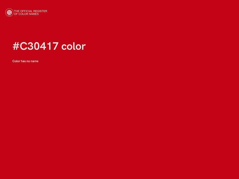 #C30417 color image