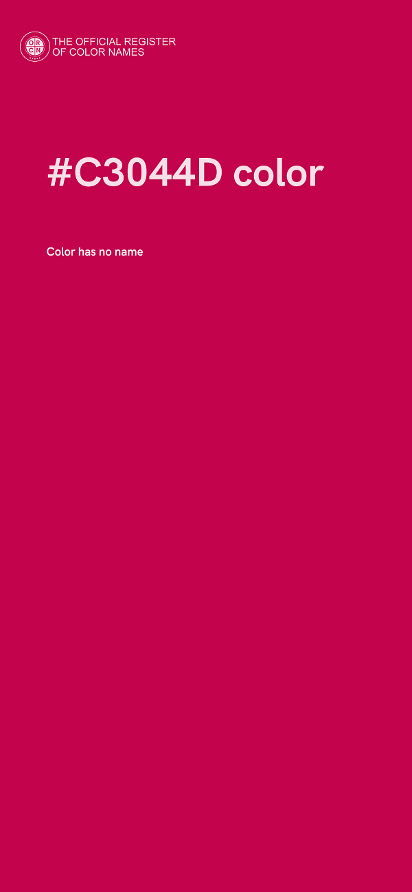 #C3044D color image