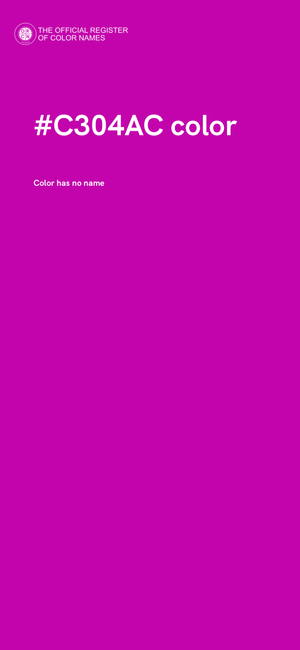 #C304AC color image