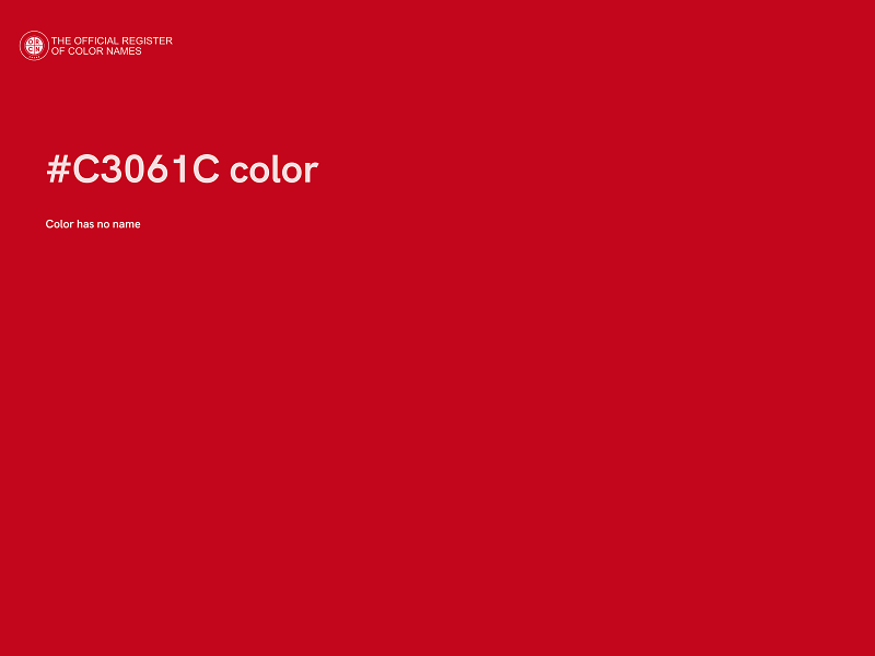 #C3061C color image