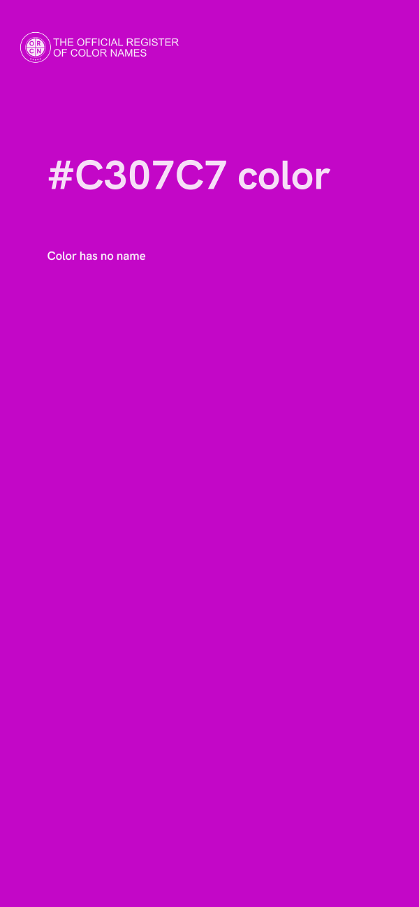 #C307C7 color image