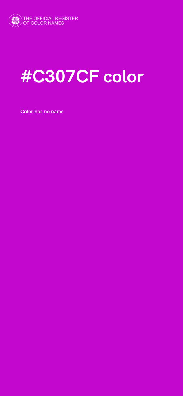 #C307CF color image