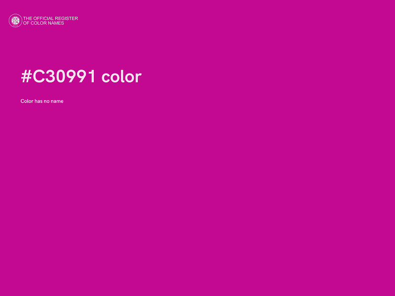 #C30991 color image