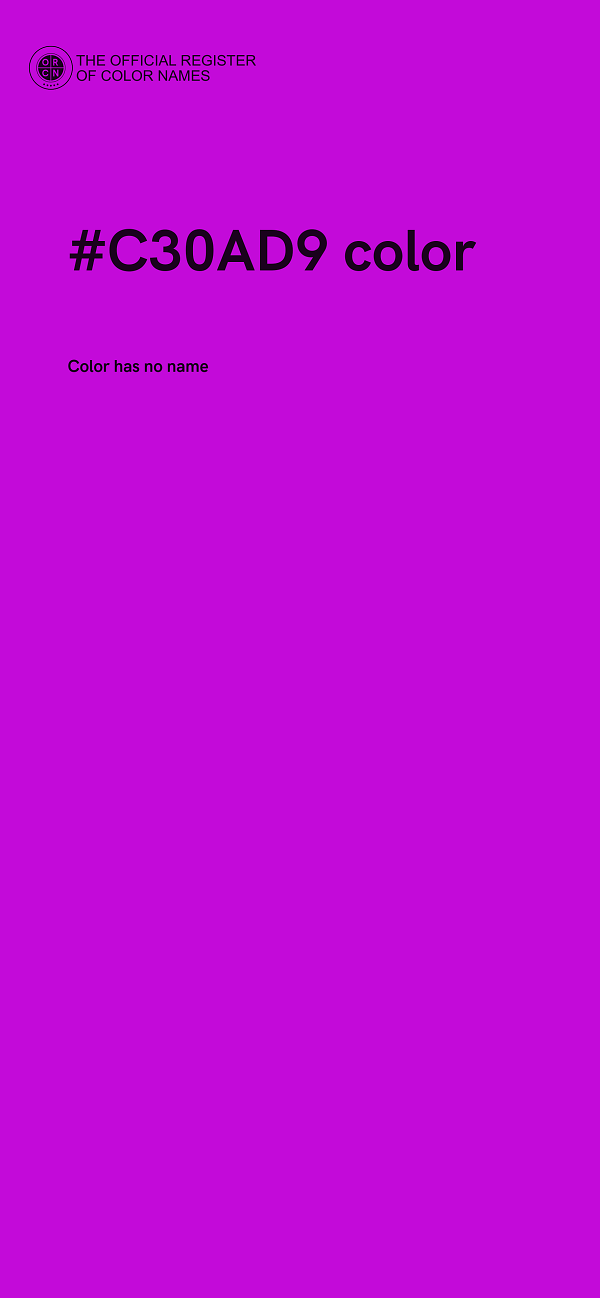 #C30AD9 color image