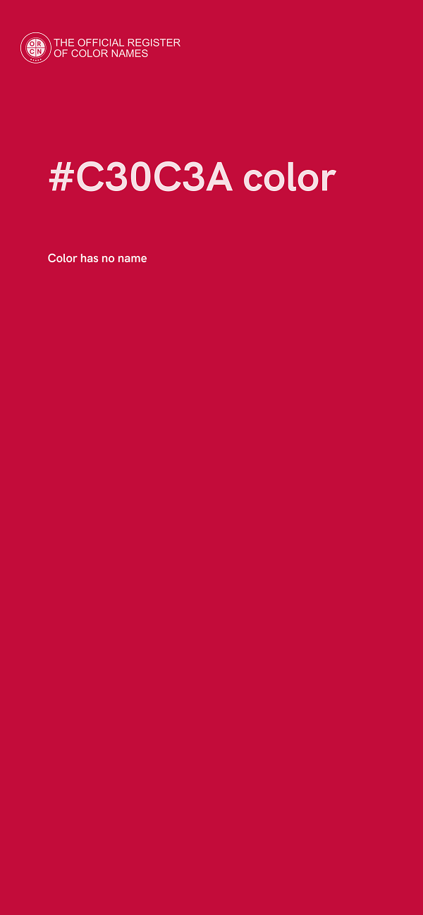 #C30C3A color image