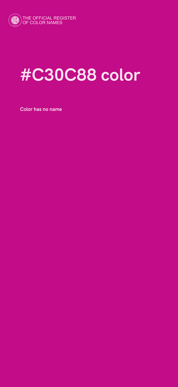 #C30C88 color image