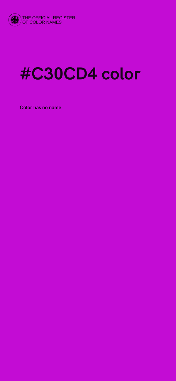 #C30CD4 color image