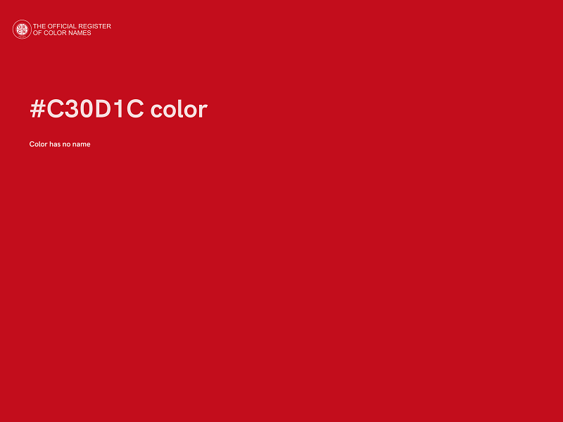 #C30D1C color image