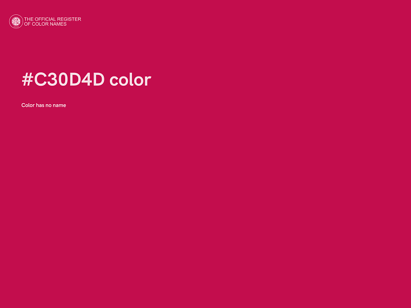 #C30D4D color image