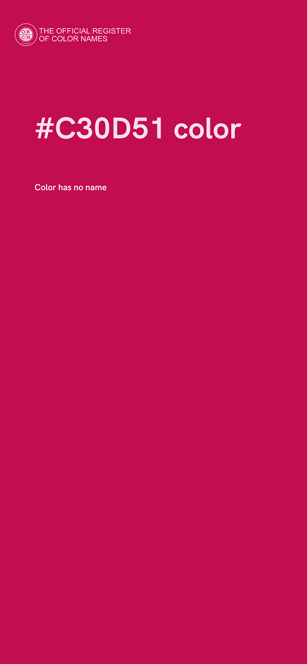 #C30D51 color image