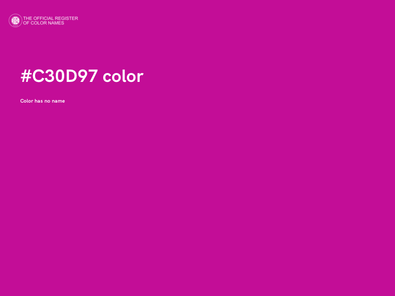 #C30D97 color image