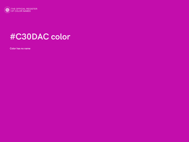#C30DAC color image