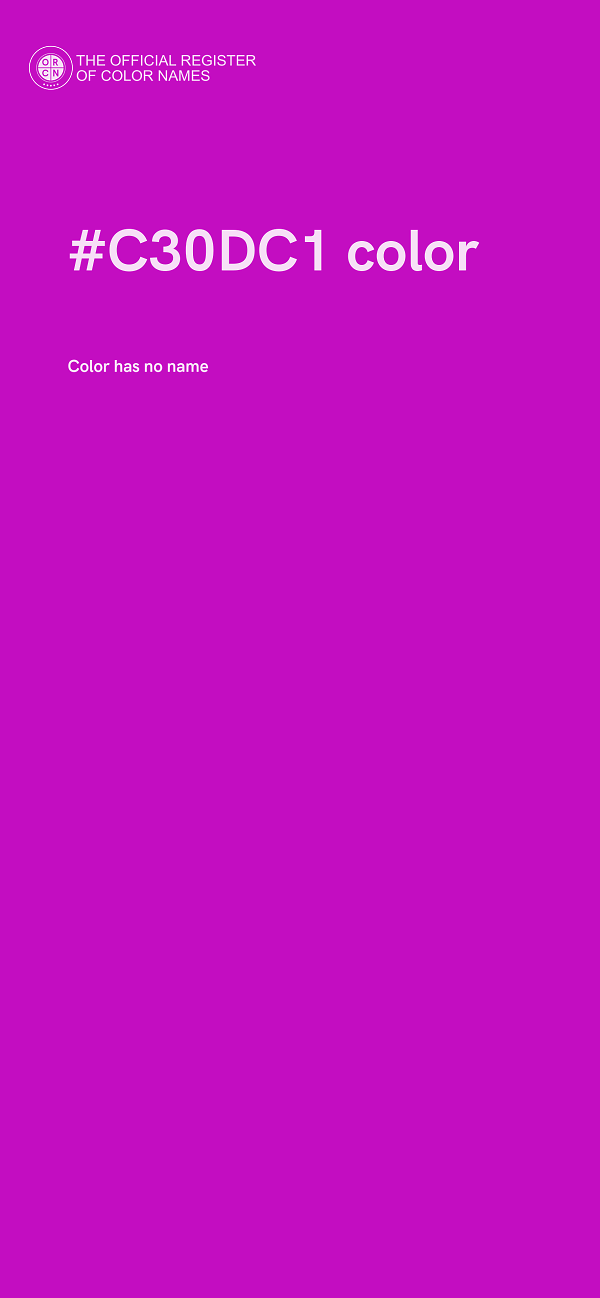 #C30DC1 color image