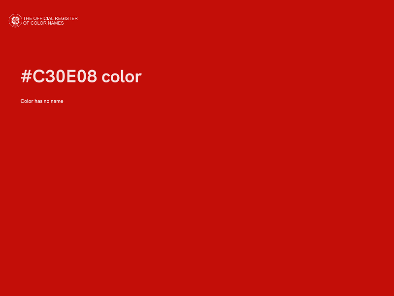 #C30E08 color image