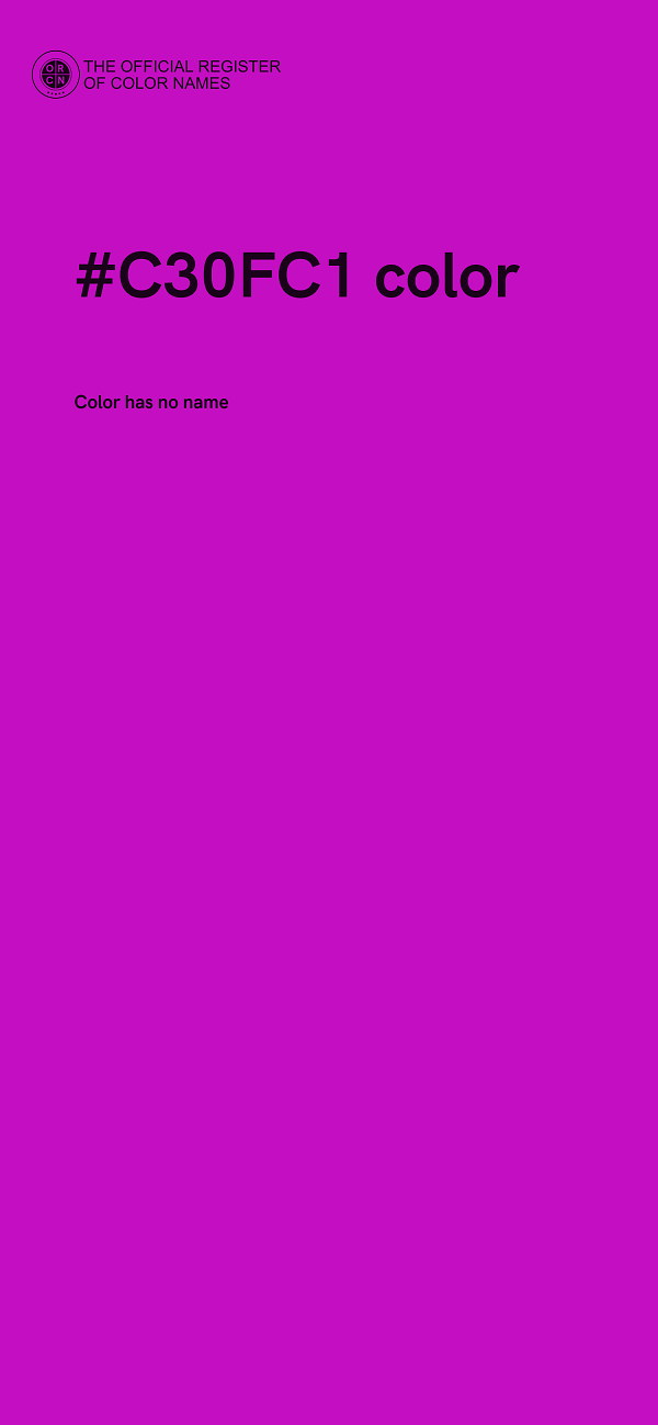 #C30FC1 color image
