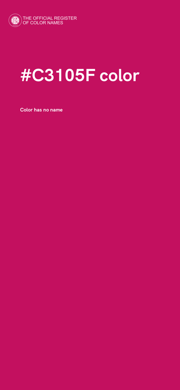 #C3105F color image